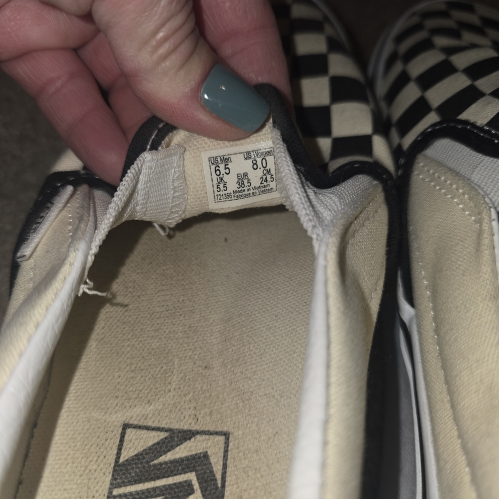 Vans Classic Checkered Slip On Stackform Sneakers… - image 5